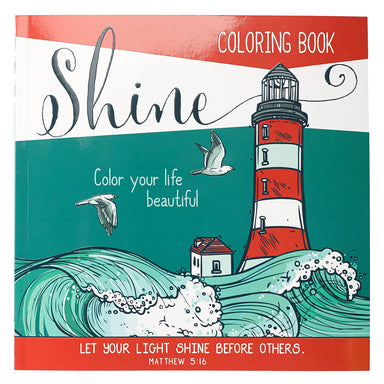 Image of Shine Coloring Book -  Matthew 5:16 other