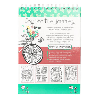 Image of Joy for the Journey Wirebound Coloring Book other