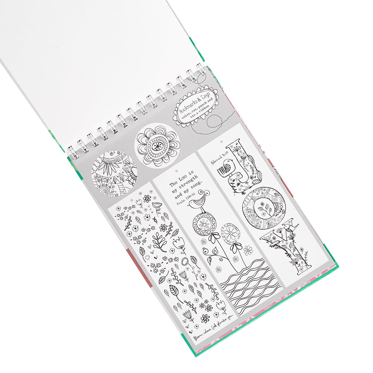 Image of Joy for the Journey Wirebound Coloring Book other