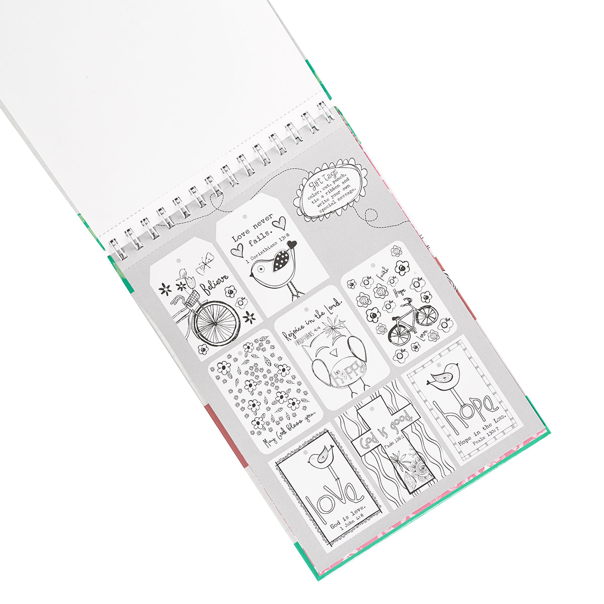 Image of Joy for the Journey Wirebound Coloring Book other