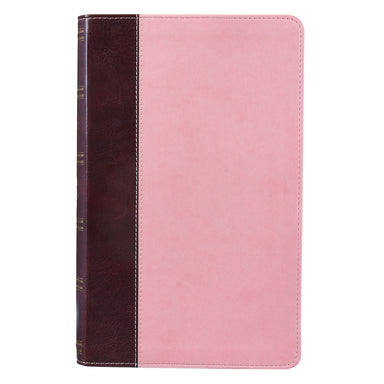 Image of KJV Giant Print Lux-Leather Pink/Brown other