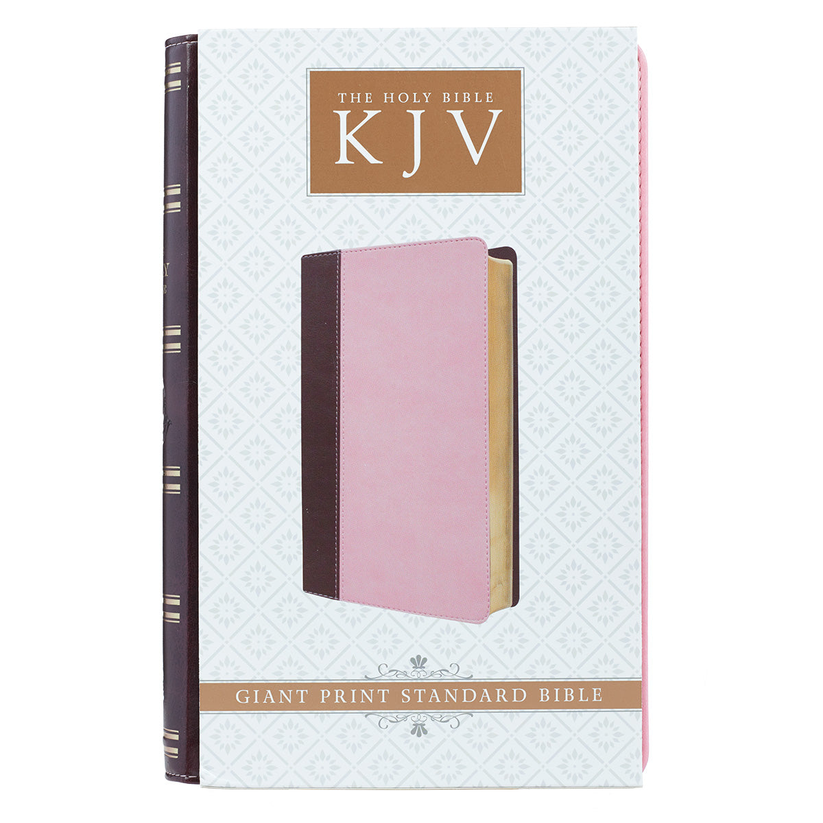 Image of KJV Giant Print Lux-Leather Pink/Brown other