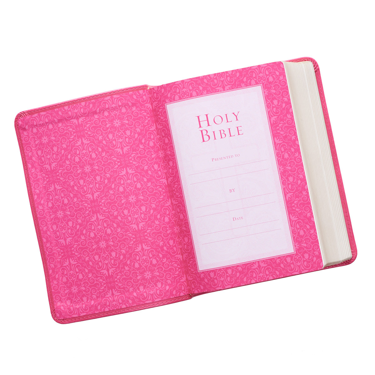 Image of KJV Compact Large Print Lux-Leather Pink other
