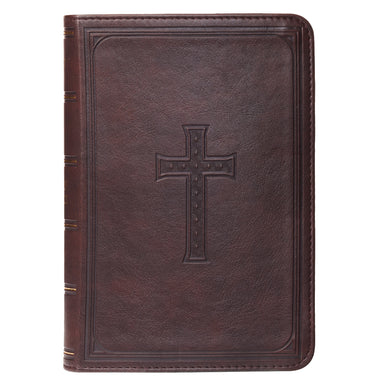 Image of KJV Compact Large Print Lux-Leather DK Brown other