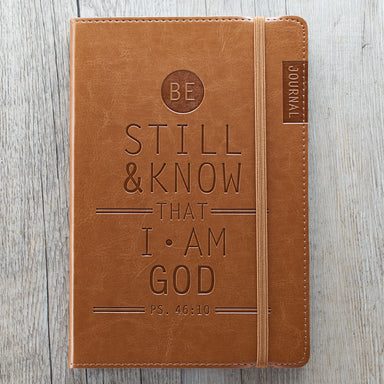 Image of Be Still & Know Tan Flexcover Journal - Psalm 46:10 other