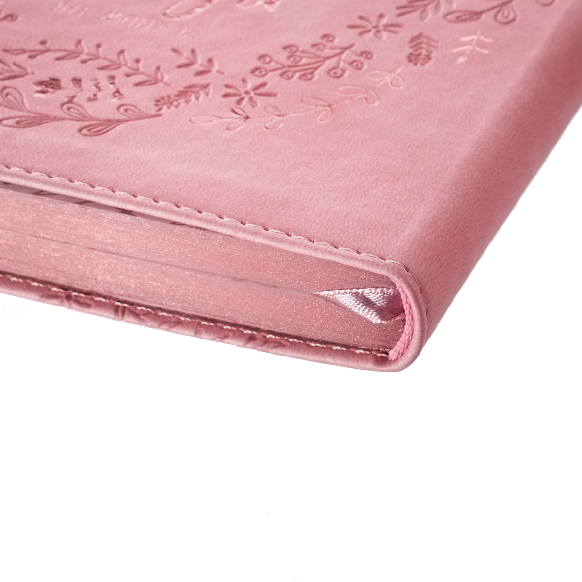 Image of I Know the Plans Slimline LuxLeather Journal in Pink other