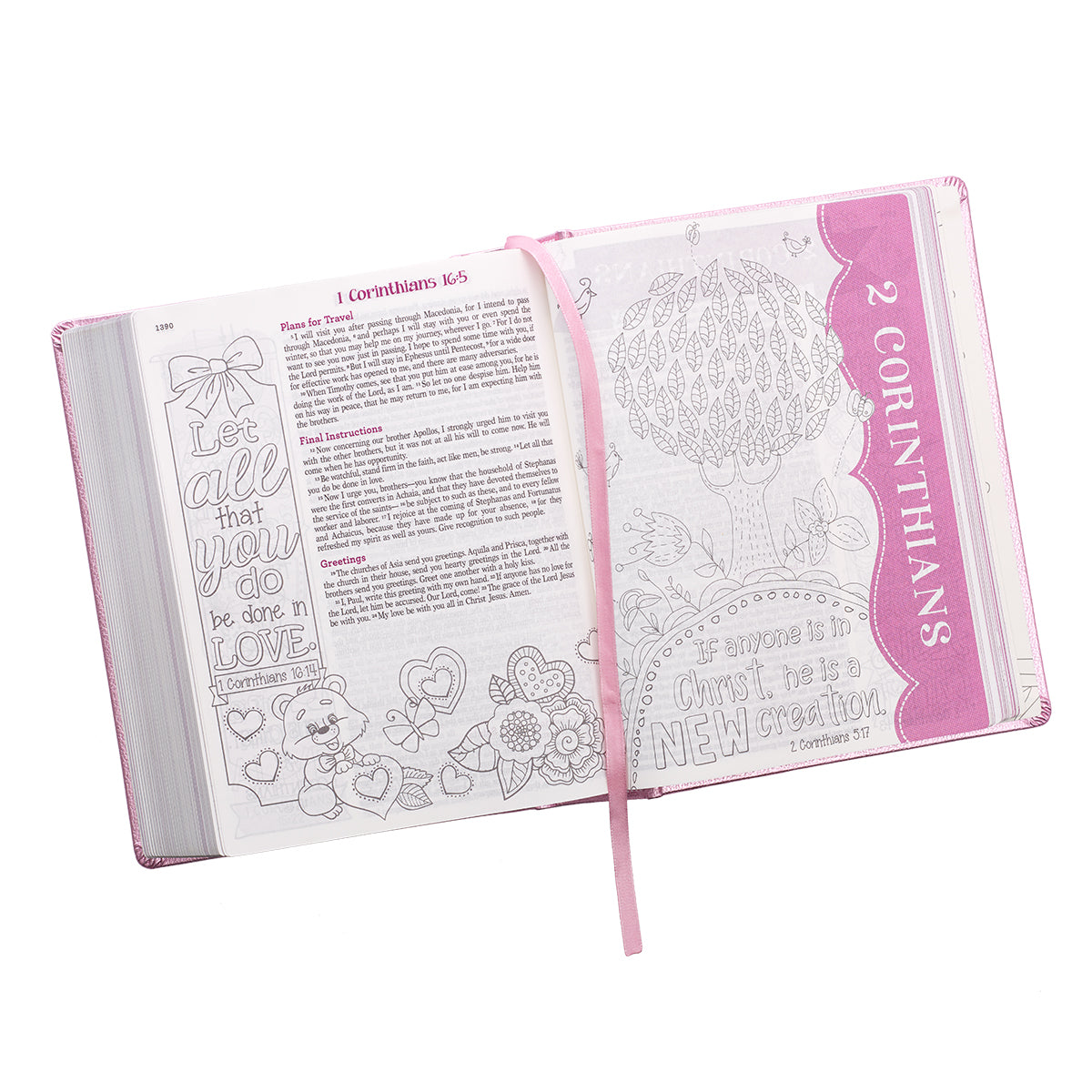 Image of My Creative Bible Pink Salsa Hardcover other