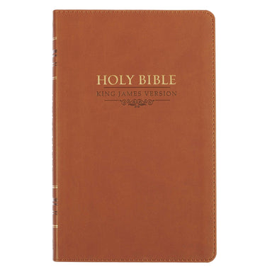 Image of Saddle Tan Faux Leather Gift Edition King James Version Bible other