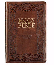 Image of Medium Brown King James Version Deluxe Gift Bible with Thumb Index other