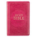 Image of Pink Faux Leather King James Version Deluxe Gift Bible with Thumb Index other