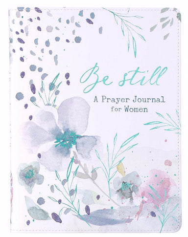 Image of Be Still Faux Leather Prayer Journal for Women other