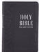 Image of Black Faux Leather Large Print Compact King James Version Bible other