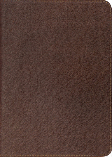 Image of ESV Study Bible Cowhide Dark Brown, Illustrated, Maps, Study Guides, Articles, Concordance other