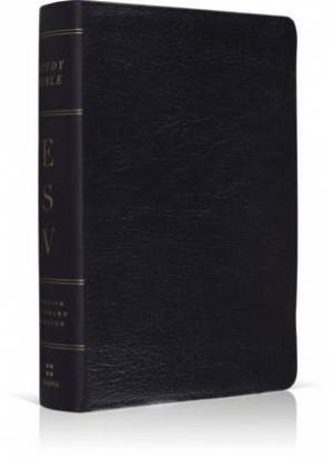 Image of Esv Study Bible Black Leather other