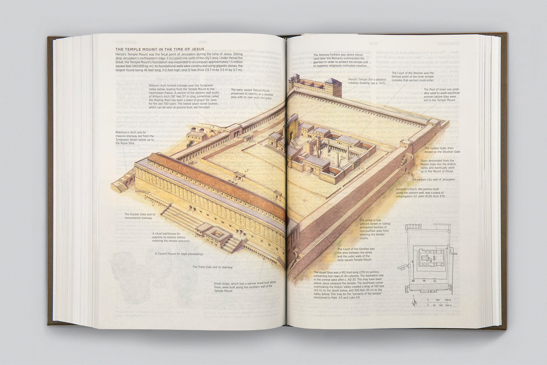 Image of ESV Archaeology Study Bible, Brown, Hardback, Study Notes, Colour Photos, Maps, Timelines other
