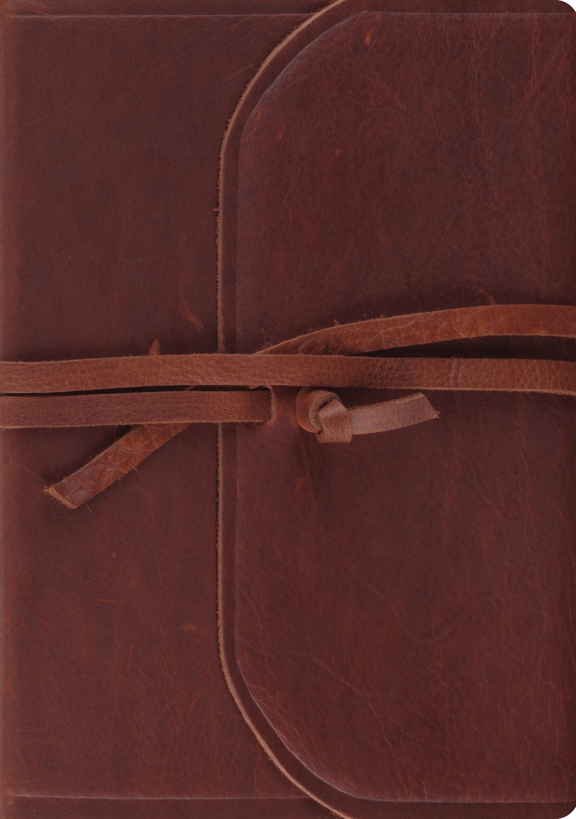 Image of ESV Journaling Bible, Interleaved Edition (Brown, Flap with Strap) other