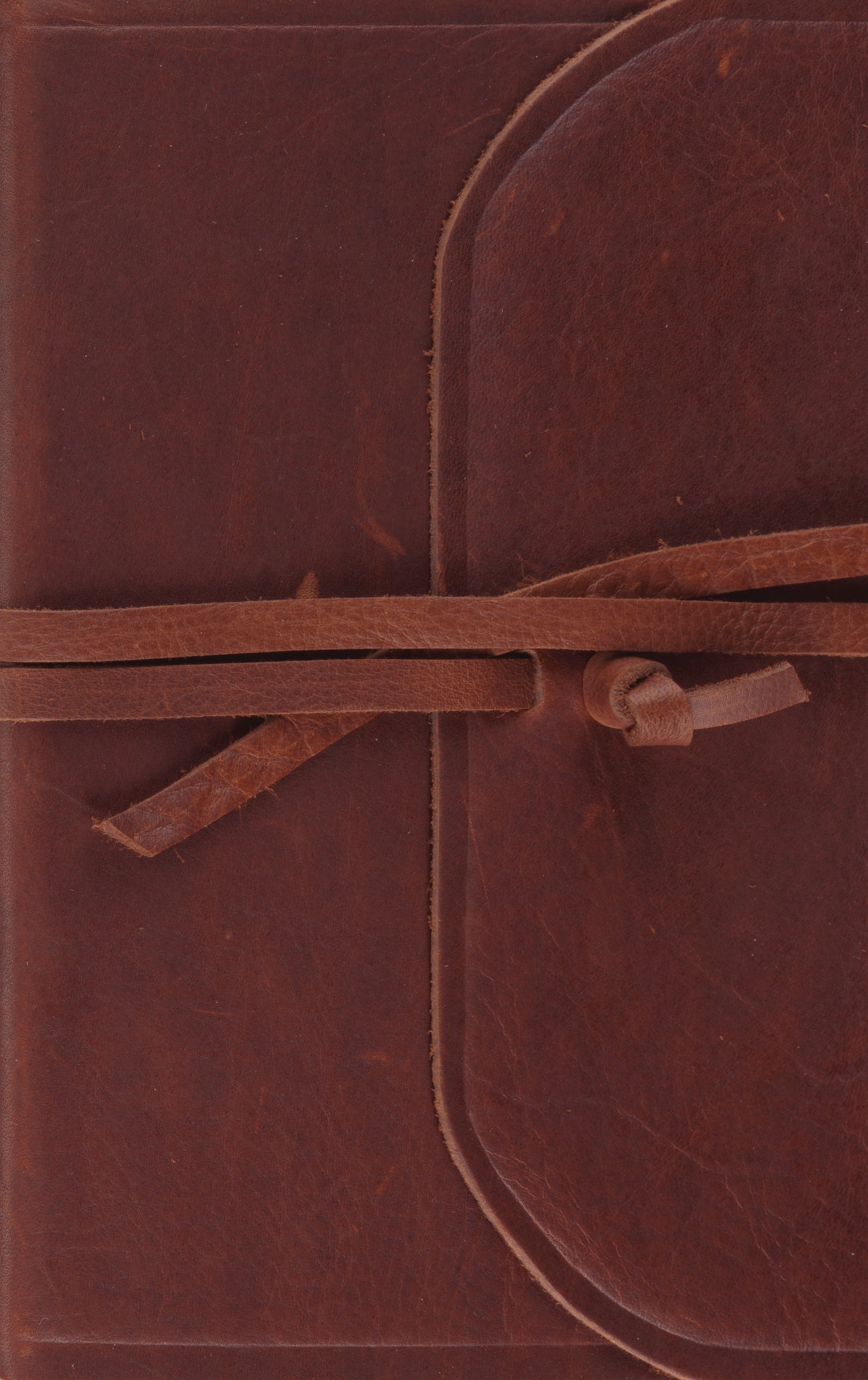 Image of ESV Thinline Bible (Brown, Flap with Strap) other