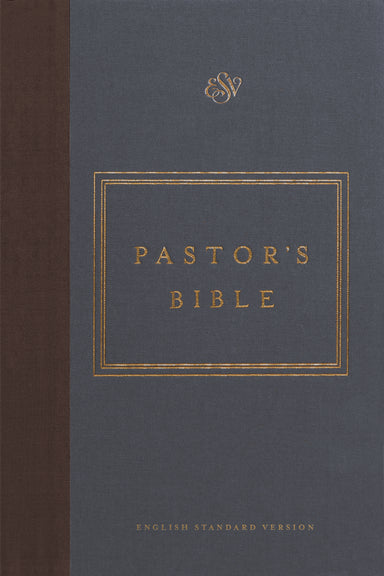 Image of ESV Pastor's Bible, Grey, Hardback, 40 Articles for Pastors, Sample Liturgies, Reading Plans, 2 Ribbon Markers, Presentation Page other