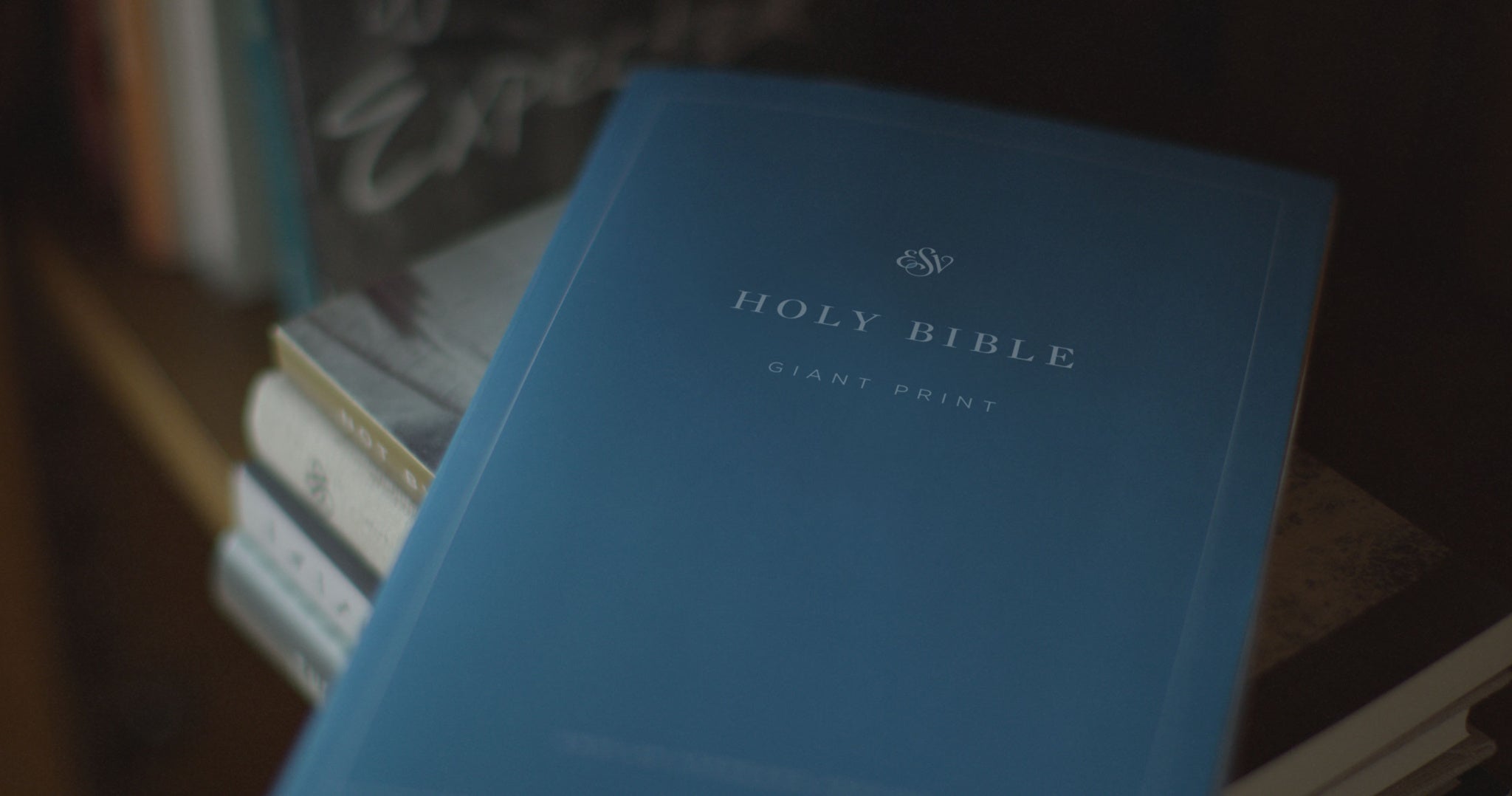Image of ESV Giant Print Bible, Paperback, Blue, Economy, Why Read The Bible Article, Testament Introductions, 40-Day Reading Plan, Plan of Salvation other