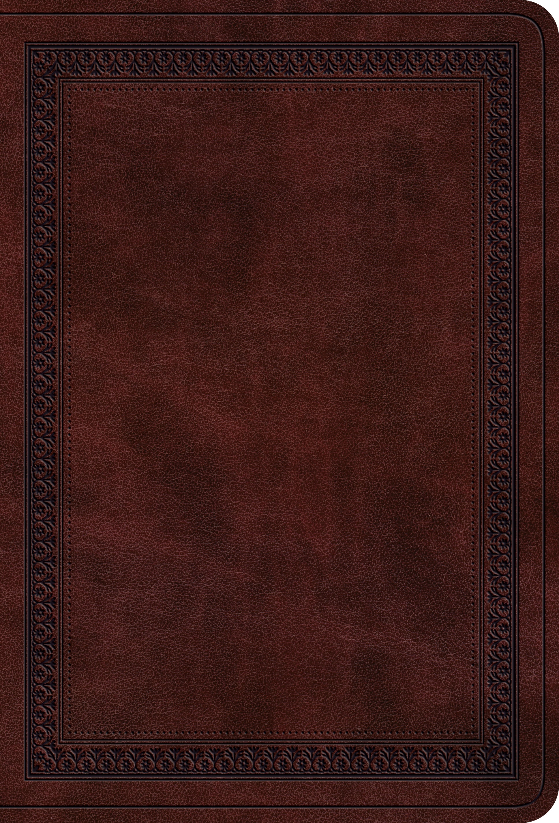 Image of ESV Value Large Print Compact Bible (TruTone, Mahogany, Border Design) other