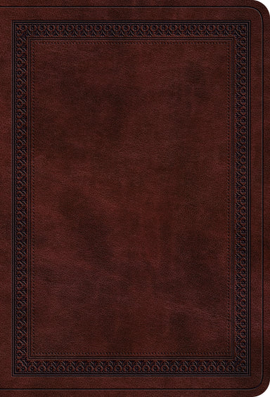 Image of ESV Value Large Print Compact Bible (TruTone, Mahogany, Border Design) other