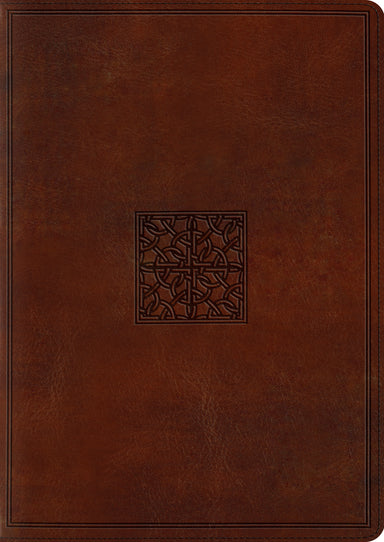 Image of ESV Study Bible, Large Print (TruTone, Walnut, Celtic Imprint Design) other