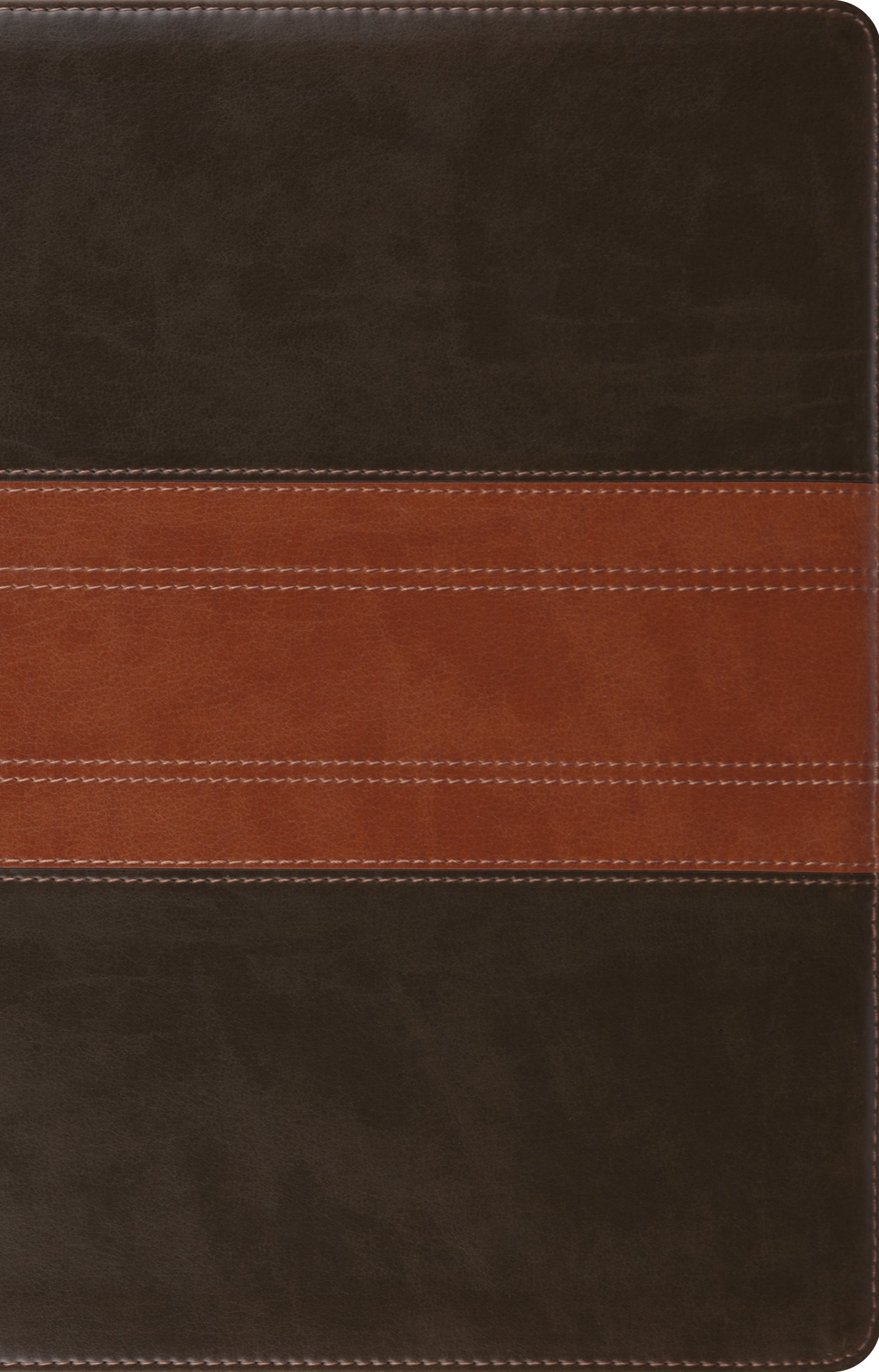 Image of ESV Large Print Thinline Reference Bible (TruTone, Forest/Tan, Trail Design) other