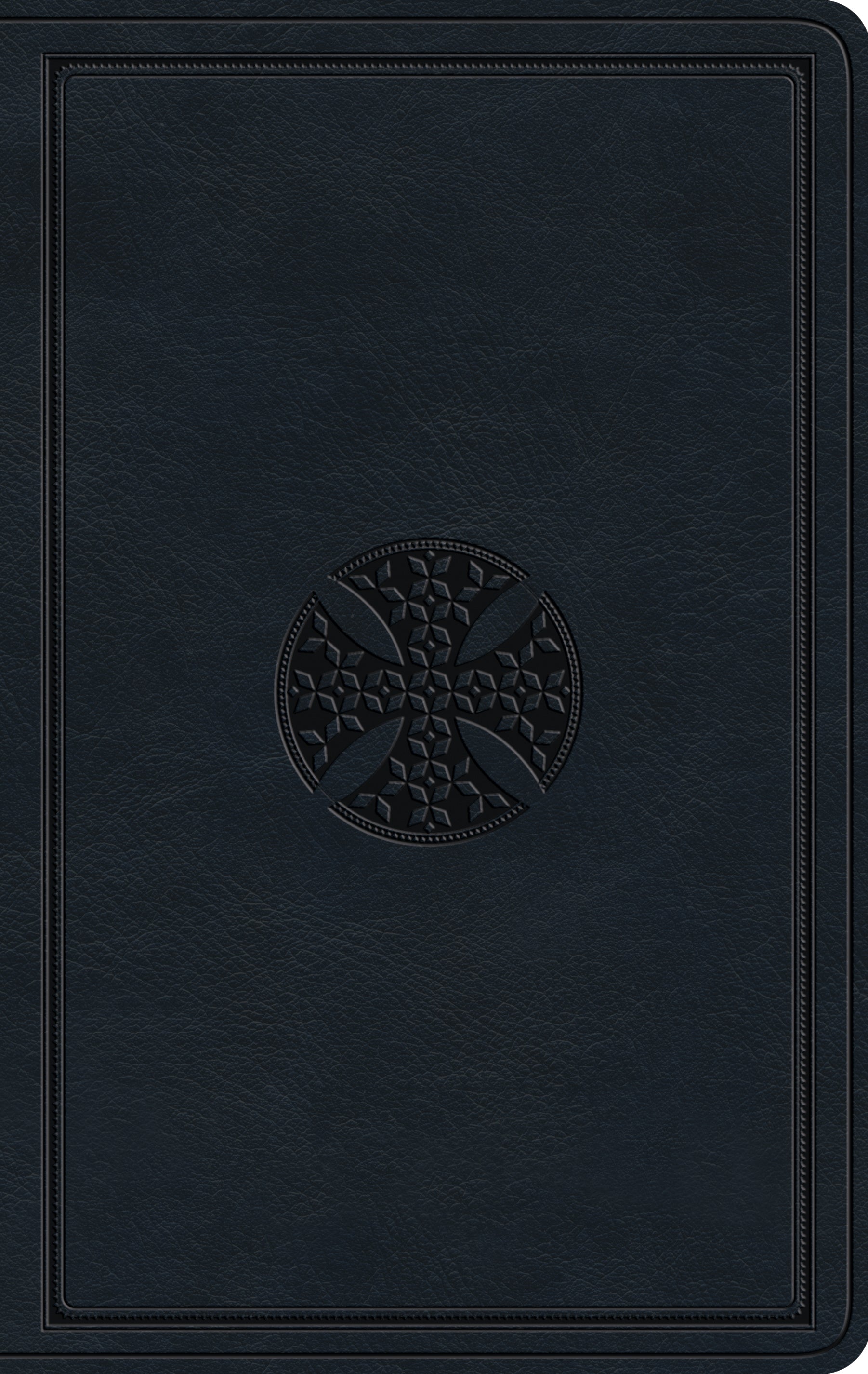 Image of ESV Large Print Value Thinline Bible (TruTone, Navy, Mosaic Cross Design) other
