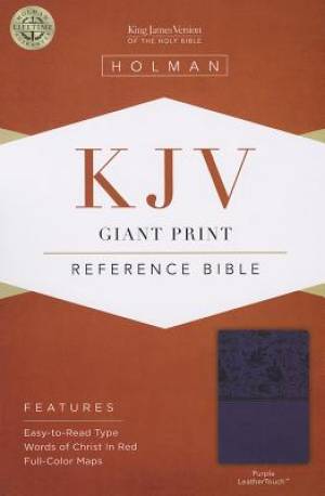 Image of KJV Giant Print Reference Bible Purple Imitation Leather other