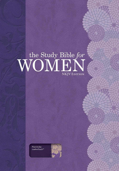 Image of The NKJV  Study Bible For WomenEdition, Plum/Lilac Leathert other