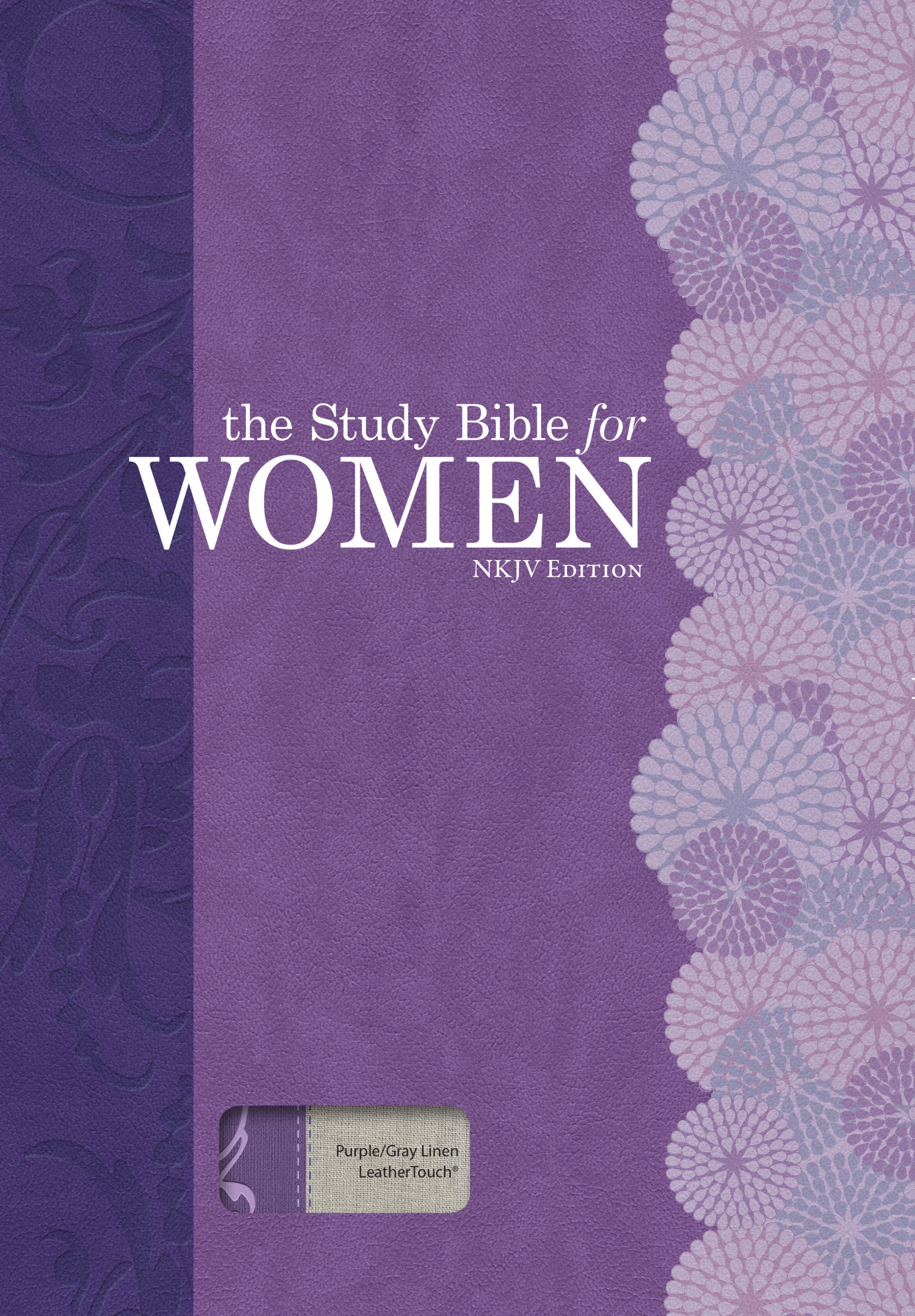 Image of NKJV Study Bible For Women, Purple/Grey Linen L/l other