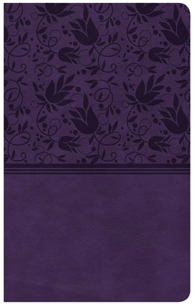 Image of CSB Ultrathin Reference Bible, Purple Leathertouch, Indexed other