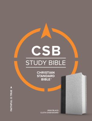 Image of CSB Study Bible, Gray/Black Cloth Over Board other