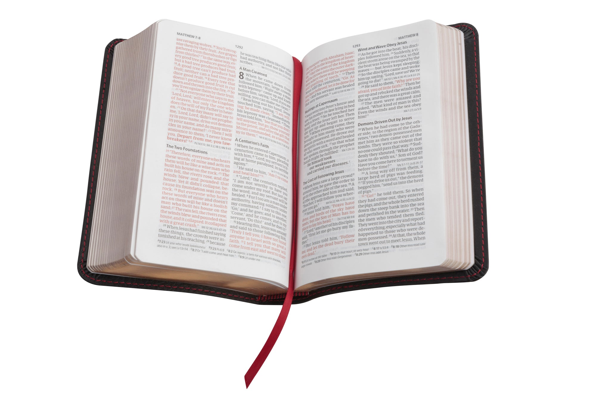 Image of CSB Large Print Compact Reference Bible, Black other