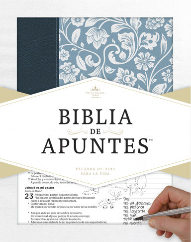 Image of RVR 1960 Biblia de apuntes - Azul - Piel genuina y tela impr other