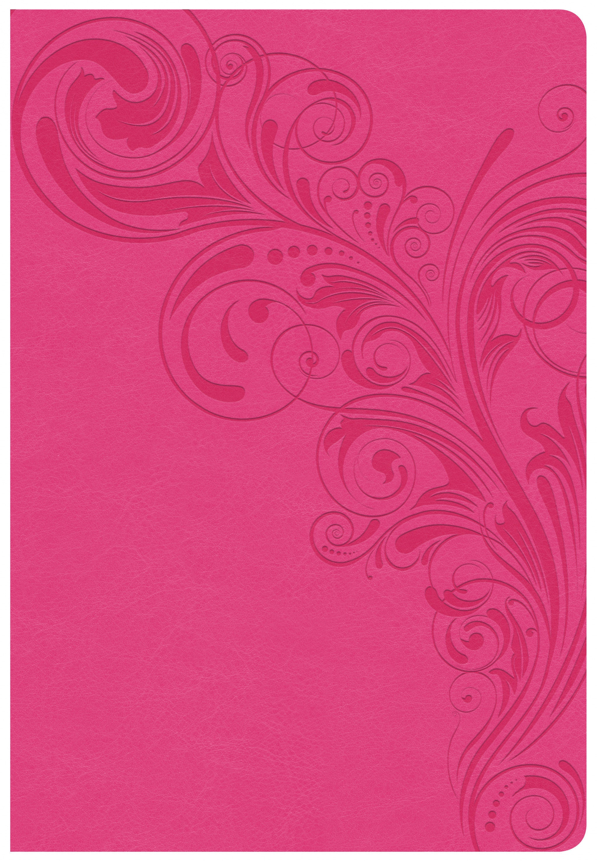 Image of CSB Super Giant Print Reference Bible, Pink Leathertouch other