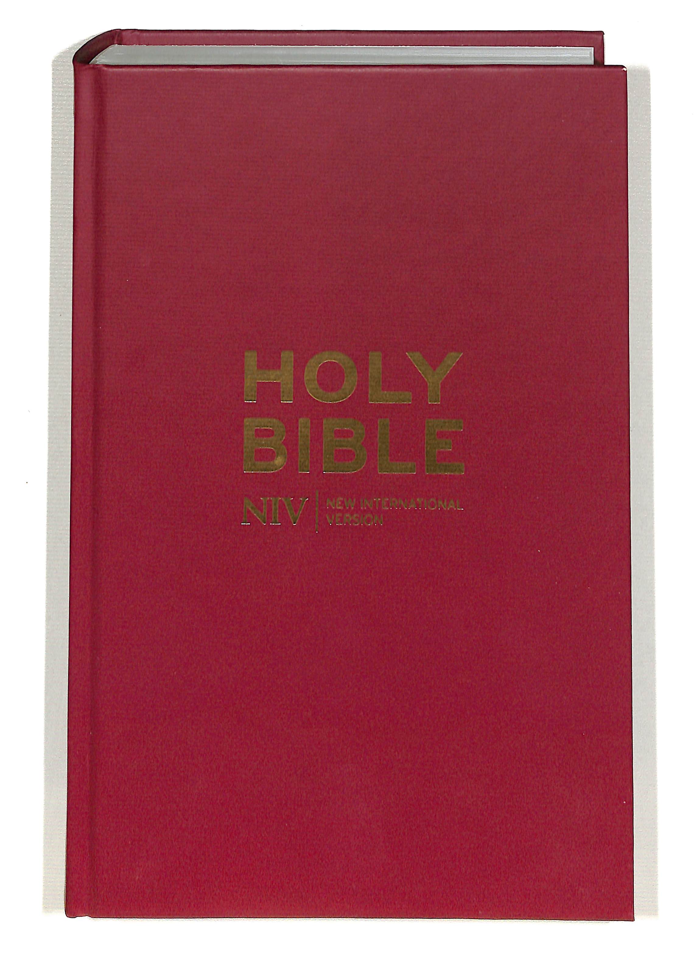 Image of NIV Anglicised  Bible, Burgundy, Hardback, Lists of Key People, List of Event, Maps other