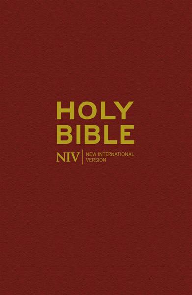 Image of NIV Anglicised  Bible, Burgundy, Hardback, Lists of Key People, List of Event, Maps other