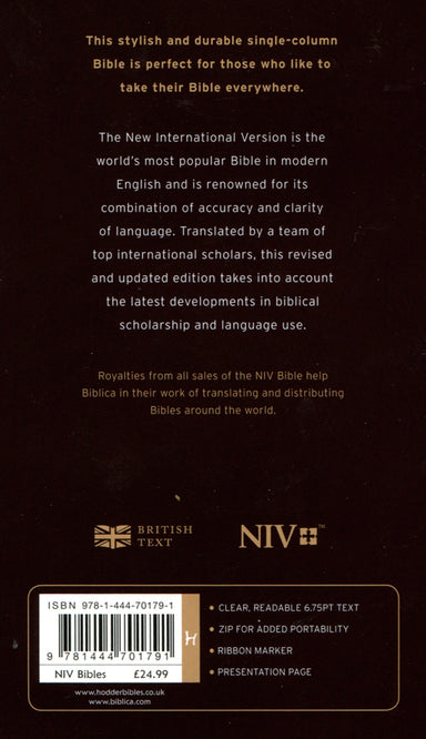 Image of NIV Diary Bible: Brown, Leather Bonded other