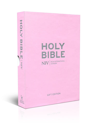 Image of NIV Pocket Bible, Pink, Imitation Leather, Boxed, Gilt Edged, Ribbon Marker, Anglicised, Bible Reading Plan, Timeline, Book Overview, Helpful Bible Passages other