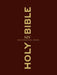 Image of NIV Clear Print Bible Burgandy Hardback Large Print Rotated Text Clear NIV Page Numbers Matching other