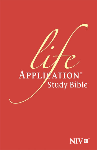 Image of NIV Anglicised Life Application Study Bible, Red, Hardback, Verse-by-Verse Notes, Introductions, Personality Profiles, Bible Dictionary other