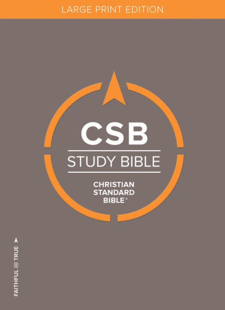 Image of CSB Study Bible, Large Print Edition, Hardcover other