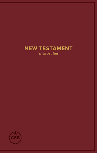 Image of CSB Pocket New Testament with Psalms, Burgundy Trade Paper other