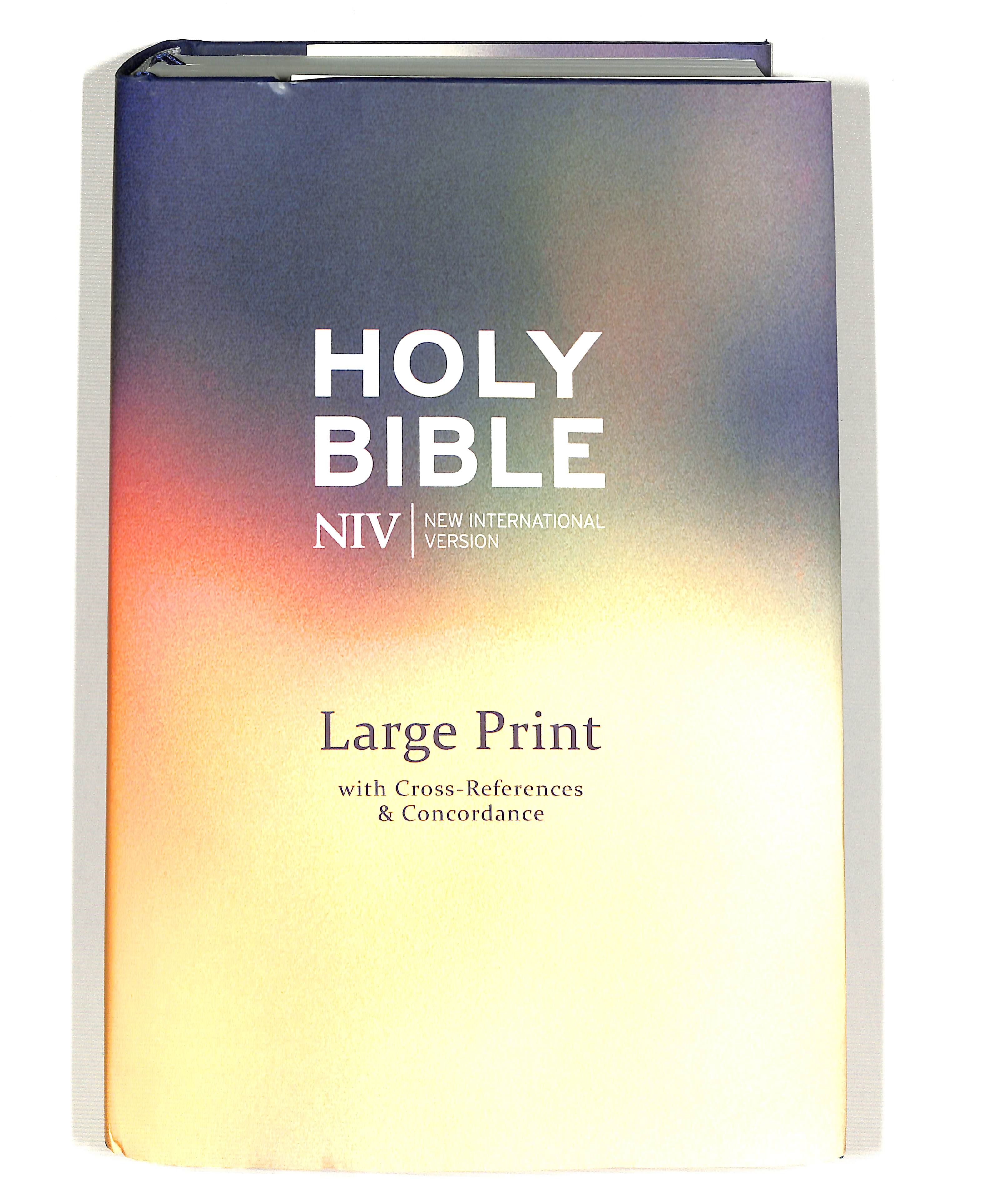 Image of NIV Deluxe Large Print Reference Bible, Purple, Hardback, Single Column, Large Print other