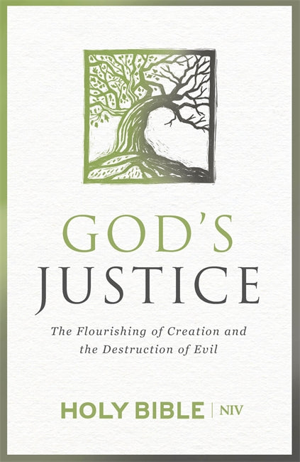 Image of NIV, God's Justice Study Bible , White, Hardback, Anglicised, Study Notes, Charity Contributors, Scholary Contributors, Book Introductions, Prayers, Reflections other