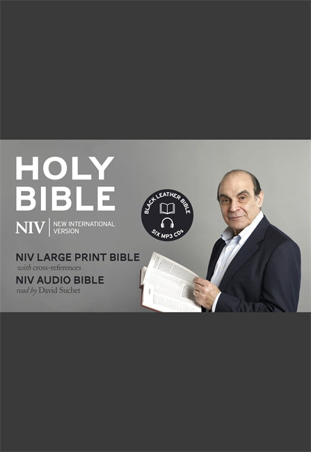 Image of NIV David Suchet Audio and Large Print Leather Bible Gift Edition other