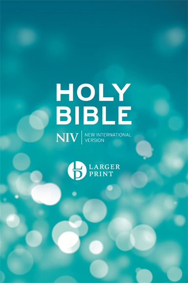 Image of NIV Large Print Bible, Blue, Hardback, Maps, Shortcuts, Events and People of the Bible, Reading Plan and Bible Guide, Quick Links, British Spelling other