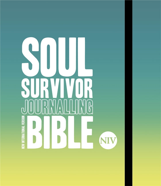 Image of NIV Soul Survivor Journalling Bible, Green, Hardback, Wide Margins, Colour in Verses, Verse-Mapping Pages, Activities, 30 Bible Studies other