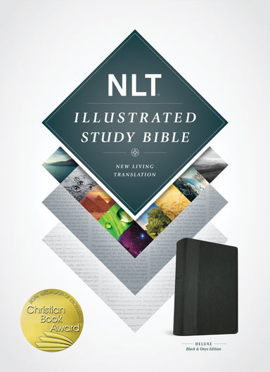 Image of NLT Illustrated Study Bible: Black/Onyx, Imitation Leather other